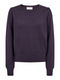 Freequent FQDODO Jacquard Print Crew Neck Knit Sweater 206794 NS - Nightshade