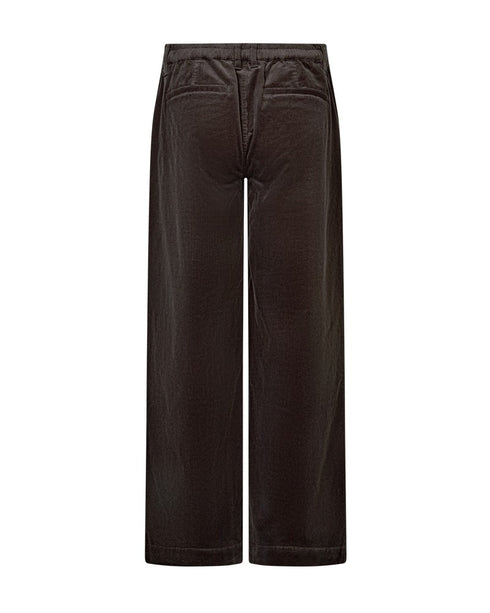 Freequent FQCORDY Wide Leg Corduroy Trousers 206987 MOLE - Mole Brown