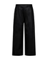 Freequent FQVEGGY Faux Leather Wide Leg Pants with Drawstring - Black 207401