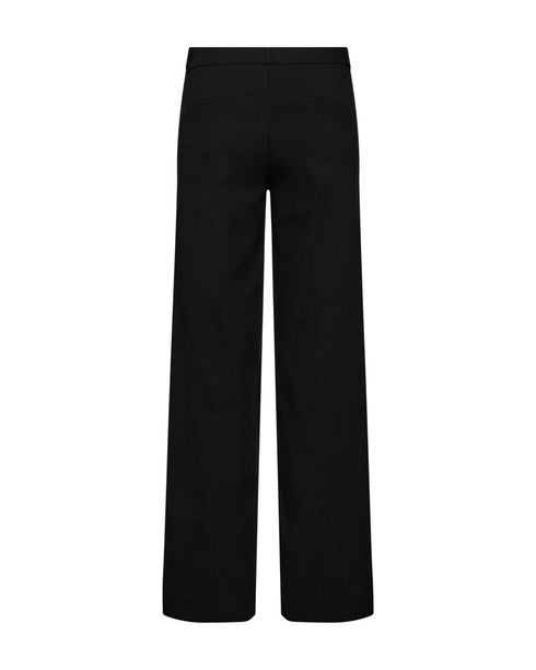 Freequent FQSOLVEJ High Waist Straight Leg Pants 207638 Black