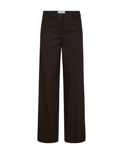 Freequent FQSOLVEJ High Waist Straight Leg Pants 207638 Black