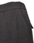 Freequent Womens Crop Barrel Leg Trousers 207645 DGMEL - Dark Grey Melange