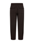 Freequent Womens Crop Barrel Leg Trousers 207645 MOLE - Mole