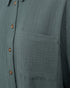 Freequent MINGO 208152 Long Sleeve Lightweight 100% Cotton Shirt in Dark Forest Green