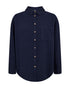 Freequent MINGO 208152 Long Sleeve Lightweight 100% Cotton Shirt in Navy Blazer
