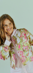 Freequent FQFAY 208169 Floral Jacket in Sweet Lilac with Gold