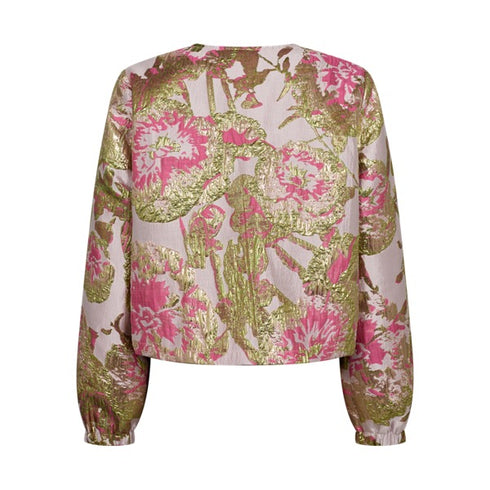 Freequent FQFAY 208169 Floral Jacket in Sweet Lilac with Gold
