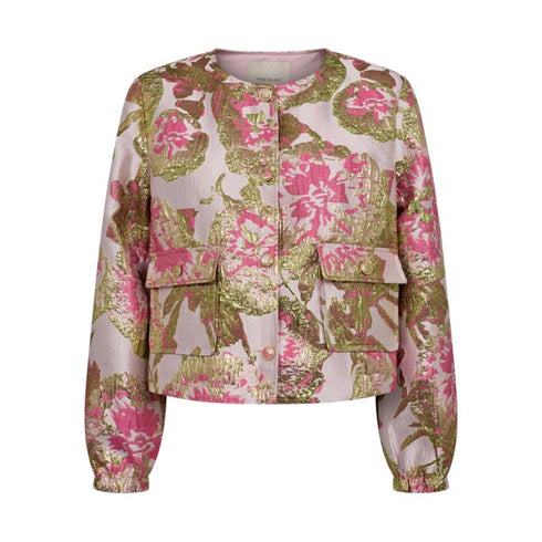 Freequent FQFAY 208169 Floral Jacket in Sweet Lilac with Gold