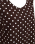 FREEQUENT FQLAVISCO Coffee Bean Polka Dot Sleeveless Top — Relaxed Fit | 208200