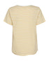 Freequent FQMIAN Star Off White / Golden Haze Organic Cotton Striped T-Shirt 208288