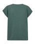 Freequent Womens Dark Forest FQ VIVA Organic Cotton V-Detail T-Shirt 208305