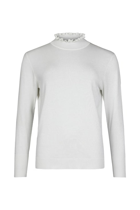 Sunday Jumper Ruffle Polo Neck Pullover 6258 6030