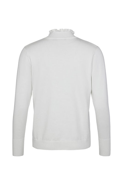 Sunday Jumper Ruffle Polo Neck Pullover 6258 6030