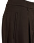 Freequent FQNANNI-PANTS Button Barrel Pants 211445 Mole Brown