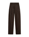 Freequent FQNANNI-PANTS Button Barrel Pants 211445 Mole Brown