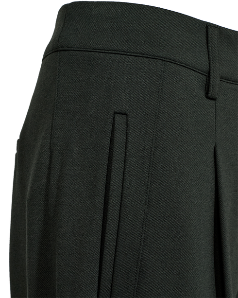Freequent FQNANNI-PANTS Button Barrel Pants 211445 Deep Forest Green