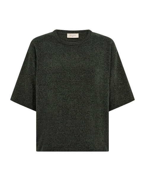 Freequent FQTEMPO Chenille Pullover 211511 Deep Forest Green