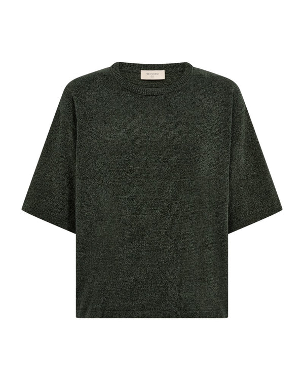 Freequent FQTEMPO Chenille Pullover 211511 Deep Forest Green