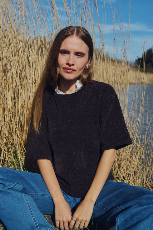 Freequent FQTEMPO Chenille Pullover 211511 Mole
