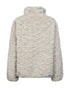 Freequent FQFOBY Curly Faux Fur Zip-Up Jacket 211521 - Moonbeam