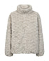 Freequent FQFOBY Curly Faux Fur Zip-Up Jacket 211521 - Moonbeam