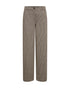 Freequent Moonbeam With Black FQSONNY Checkered Straight Leg Pants 211687 Moonbeam w. Black