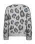 Freequent FQLIPPI Brushed Leopard-Print Cardigan 211722 LG - Light Grey