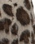Freequent FQLIPPI Brushed Leopard-Print Cardigan 211711 OG - Oyster / Mole Melange