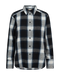 Freequent Womens FQERINO Brushed Cotton Check Shirt 211828 BLK - Black w. Moonlit Ocean