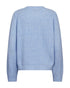 Freequent FQHARA Soft Wool Blend O-Neck Pullover 211972 CHAMB - Chambray Blue Melange