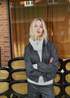 Freequent FQNADUVA Checked Jersey Zip Jacket 212296 - Black/Desert Taupe