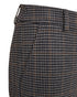 Freequent FQNADUVA Wide Leg Checked Jersey Pants 212421 - Black/Desert Taupe