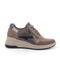 Igi & Co Leather & Suede Platform Zip Trainer 2152311 - Brown