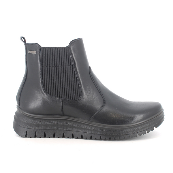 Igi & Co Gore-Tex Leather Wedge Ankle Boot 2157100 - Black