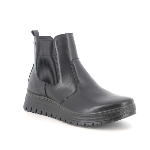 Igi & Co Gore-Tex Leather Wedge Ankle Boot 2157100 - Black