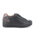 Igi & Co Womens Leather Wedge Trainer 2168600 - Nero