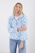 Usco Blue Leopard Trek Half-Zip Adventure Fleece 45508-t370