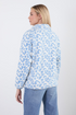 Usco Blue Leopard Trek Half-Zip Adventure Fleece 45508-t370