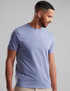 Vedoneire Men's Organic Cotton Blend Everyday T-Shirt Blue Aura 2204