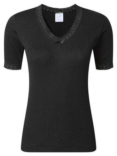 Vedoneire Women’s Brushed Thermal Short Sleeve Winter Top 2223