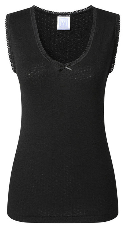 Vedoneire Women’s Brushed Thermal Thick Strap Vest Winter Top 2224