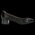 Caprice Ladies Slip On Block Heel Shoe