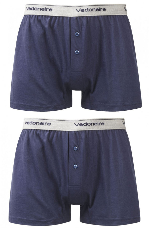 Vedoneire Mens 2-Pack Jersey Boxer Shorts