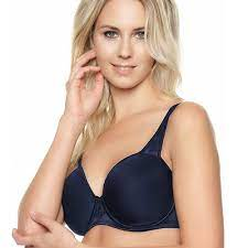 Elbrina Navy Smooth Spacer Underwire Moulded Cup T-Shirt Bra — 0.2295
