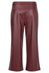 Robell Cloe Faux Leather Cropped Trousers 65cm Length 52442-60042