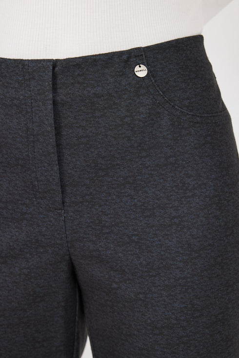 Robell Bella 78cm Flannel Trousers - Style 52564-5426