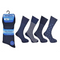 Eazy Grip Pierre Klein Men’s Non-Elastic Cotton Socks Navy 3 Pack | UK 6–11