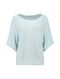Hailys Light Blue Ki44na 3/4 Sleeve Knit Top SYF-TO2505136LBL