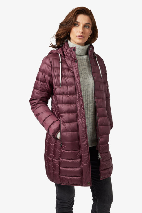 Frandsen by Godske Women’s Quilted Jacket with Detachable Hood 103 588