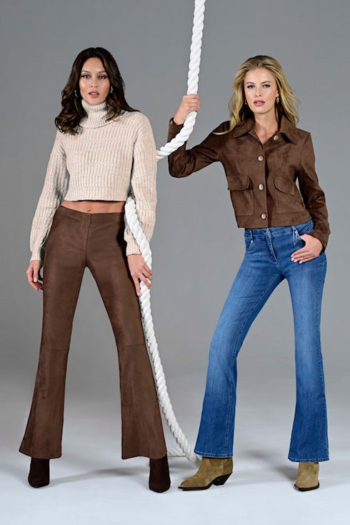 Robell Women’s Joella Slim Fit Flared Jeans 82cm 52459 5459